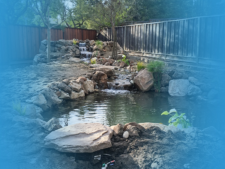 Aquascape Pond completed in California