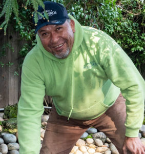 our pond building team